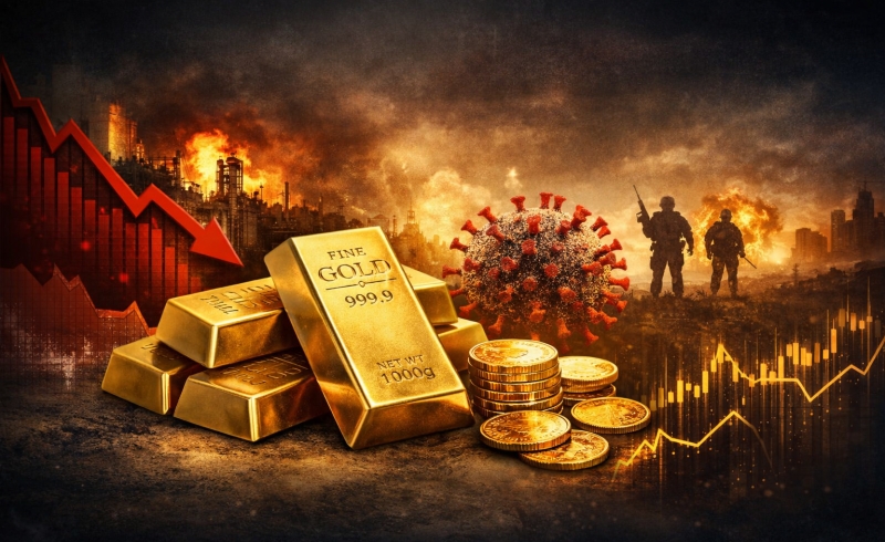 لماذا يعتبر الذهب أفضل ملاذ آمن في الأزمات الاقتصادية؟